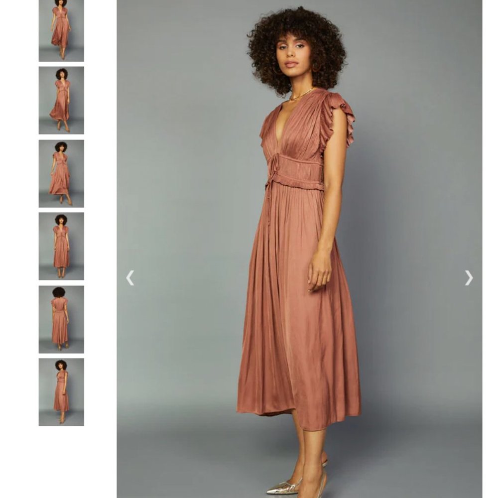 Mara Pleated Maxi Dress